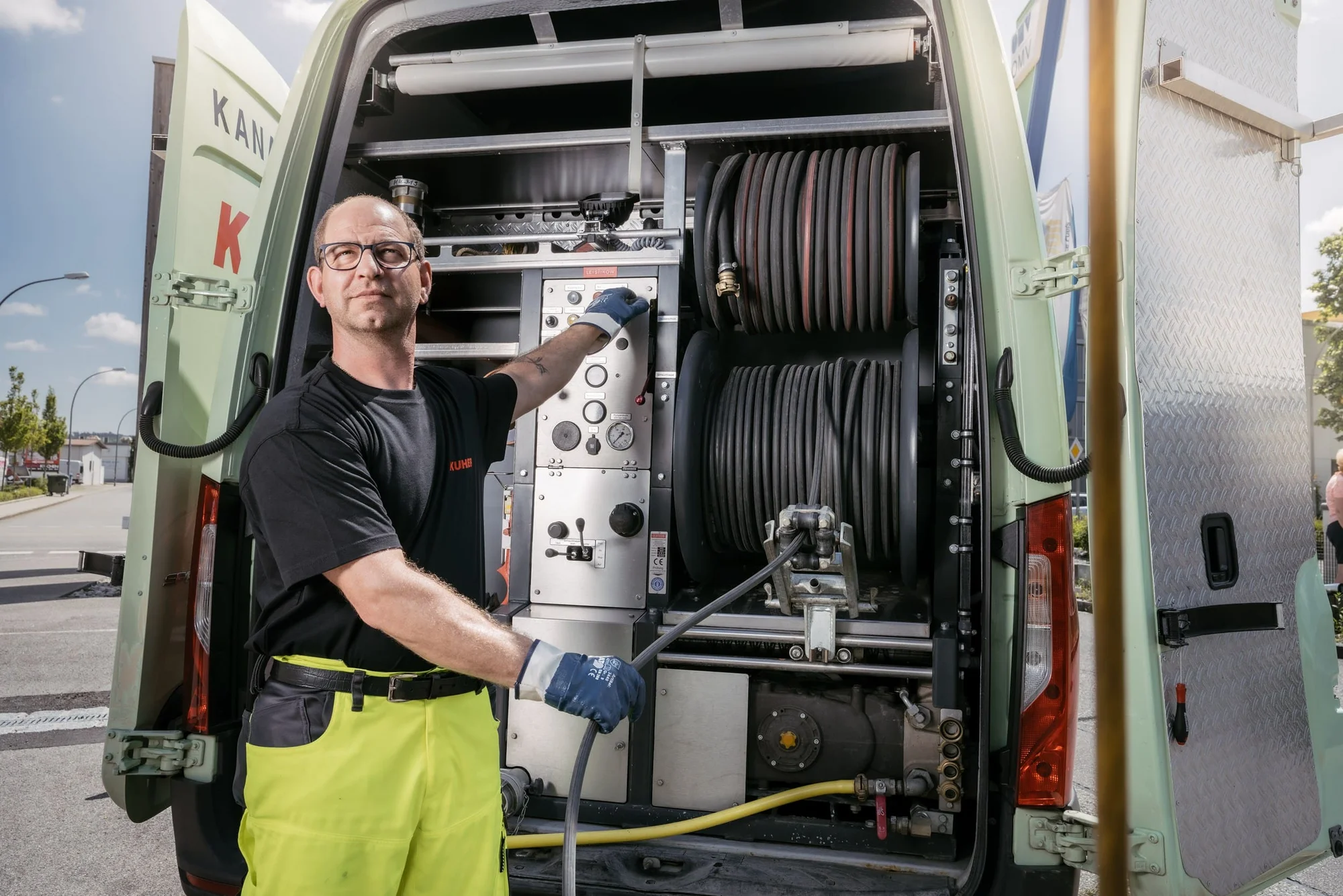 Entkiesen von Dächern in Mayen